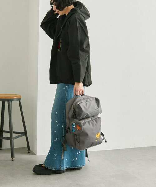 ear PAPILLONNER(イアパピヨネ)の「【KEN NAKAYAMA×ear】コラボ ウインドブレーカー(その他アウター・レディース・ブラック/ベージュ・FREE)」の7枚目の写真