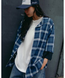 KEBOZ | OMBRE CHECK S/S SHIRT(シャツ/ブラウス)