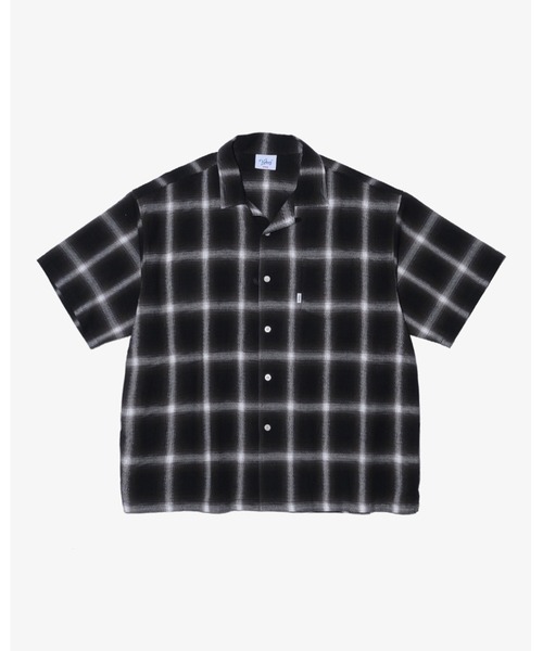KEBOZ（ケボズ）の「OMBRE CHECK S/S SHIRT（シャツ/ブラウス・メンズ・ブルー/ブラック・S/M/L/XL）」の2枚目の写真