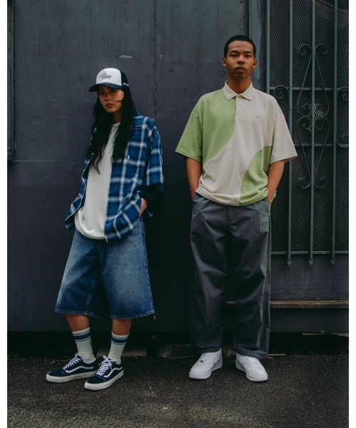 KEBOZ（ケボズ）の「OMBRE CHECK S/S SHIRT（シャツ/ブラウス・メンズ・ブルー/ブラック・S/M/L/XL）」の10枚目の写真