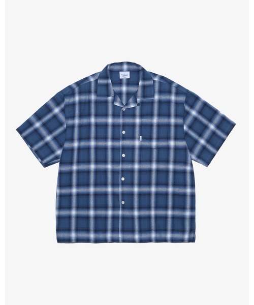 KEBOZ（ケボズ）の「OMBRE CHECK S/S SHIRT（シャツ/ブラウス・メンズ・ブルー/ブラック・S/M/L/XL）」の7枚目の写真