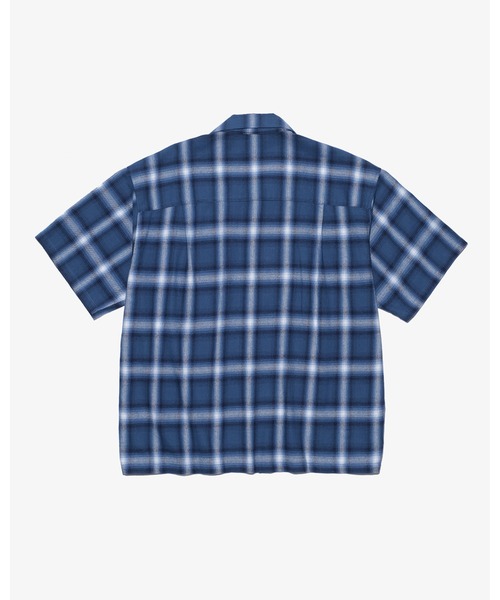 KEBOZ（ケボズ）の「OMBRE CHECK S/S SHIRT（シャツ/ブラウス・メンズ・ブルー/ブラック・S/M/L/XL）」の5枚目の写真
