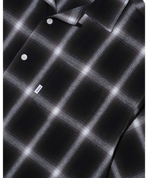 KEBOZ（ケボズ）の「OMBRE CHECK S/S SHIRT（シャツ/ブラウス・メンズ・ブルー/ブラック・S/M/L/XL）」の3枚目の写真