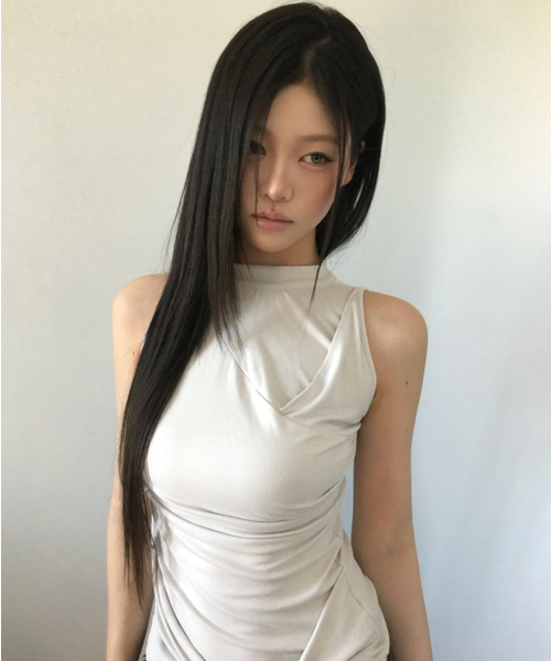 FLAREUP(フレアアップ)の「Draped Sleeveless Top (FL-135_Cloud White)(Tシャツ/カットソー・レディース・ホワイト・OS)」の17枚目の写真