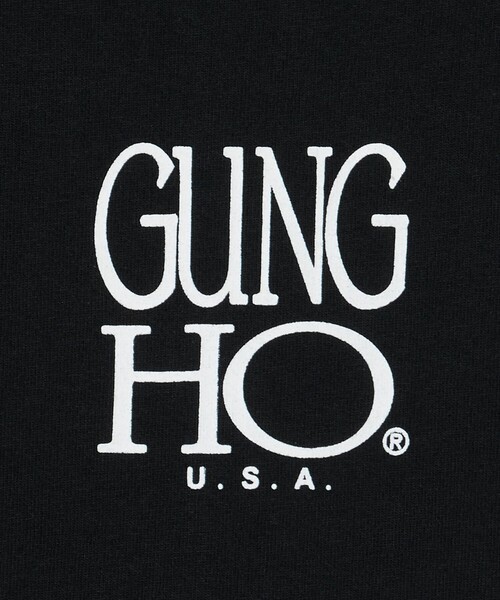 A DAY IN THE LIFE UNITED ARROWS(アデイインザライフユナイテッドアローズ)の「<GUNG-HO> クルーネック プリントTシャツ(Tシャツ/カットソー・メンズ・ブラック/ホワイト・L/M)」の6枚目の写真