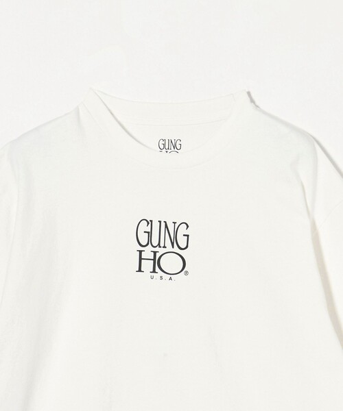 A DAY IN THE LIFE UNITED ARROWS(アデイインザライフユナイテッドアローズ)の「<GUNG-HO> クルーネック プリントTシャツ(Tシャツ/カットソー・メンズ・ブラック/ホワイト・L/M)」の9枚目の写真