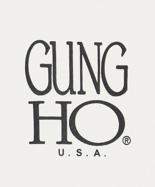 A DAY IN THE LIFE UNITED ARROWS(アデイインザライフユナイテッドアローズ)の「<GUNG-HO> クルーネック プリントTシャツ(Tシャツ/カットソー・メンズ・ブラック/ホワイト・L/M)」の10枚目の写真