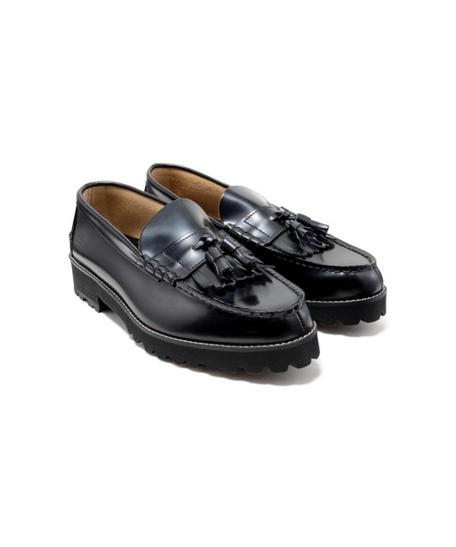 The Kenford Fineshoes(ケンフォードファインシューズ)の「TANK SOLE LOAFERS BLACK QUILT TASSEL(ローファー・メンズ・ブラック・25/25.5/26/26.5/27/28)」の7枚目の写真