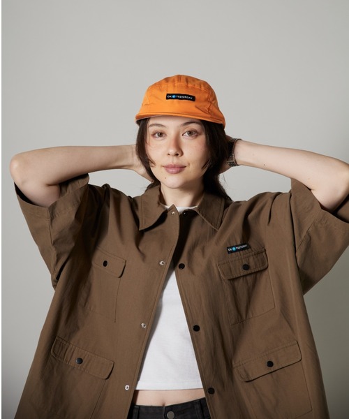 OK YESTERDAY(オッケーイエスタデイ)の「ジェットキャップ(キャップ・レディース・ブラック/オレンジ/ネイビー/ミント・FREE)」の17枚目の写真