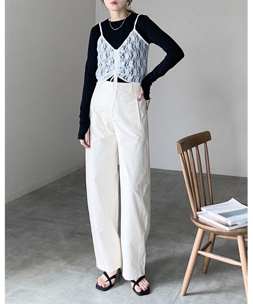 She's Closet(シーズクローゼット)の「UVカット 接触冷感 抗菌防臭 指穴付き サムホール 長袖ロングTシャツ カットソー(Tシャツ/カットソー・レディース・ブラック/ベージュ/ホワイト・FREE)」の15枚目の写真