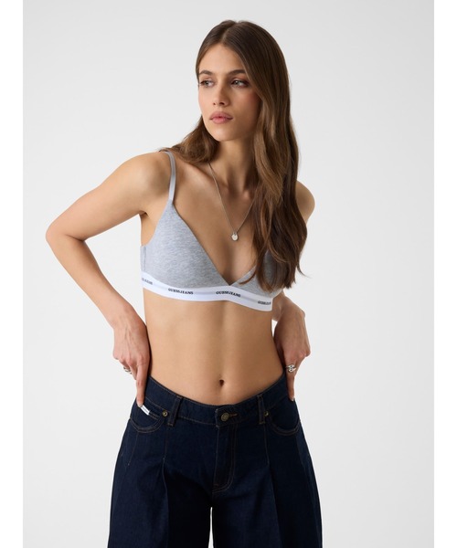 GUESS JEANS(ゲスジーンズ)の「GUESS JEANS Padded Triangle 下着(ブラジャー・レディース・ブラック/グレー/ホワイト・X-SMALL/SMALL/MEDIUM/LARGE)」の17枚目の写真