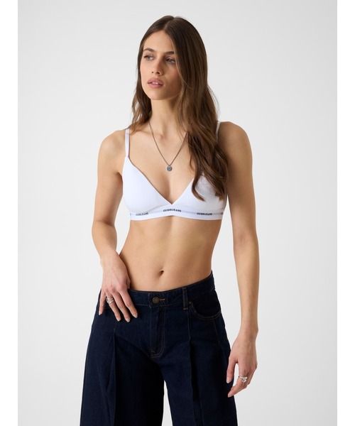 GUESS JEANS(ゲスジーンズ)の「GUESS JEANS Padded Triangle 下着(ブラジャー・レディース・ブラック/グレー/ホワイト・X-SMALL/SMALL/MEDIUM/LARGE)」の6枚目の写真