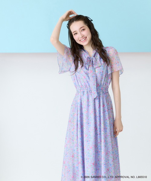 美品 Jolly Poupee ジョリープッペ ワンピース 総柄 アニマル Jolly Poupee ワンピース 「22fabric」アニマルプリント/ワンピース