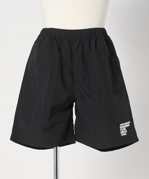 LOEFF(ロエフ)の「【別注】<PROGRESS RUNNING CLUB>1998 ハーフパンツ UNISEX(その他パンツ・レディース・ブラック・1/2)」の1枚目の写真