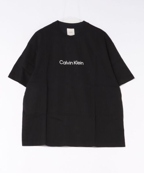 Calvin Klein(カルバン・クライン)の「Calvin Klein ロゴTシャツ(Tシャツ/カットソー・メンズ・ブラック/ネイビー/ホワイト・LARGE/MEDIUM/X-LARGE)」の3枚目の写真