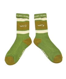 PEANUTS（ピーナッツ）の「【 PEANUTS 】 スヌーピー カラフルラインソックス 26S4（ソックス/靴下）」