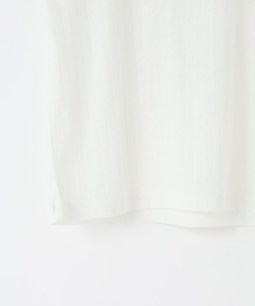 LOWRYS FARM(ローリーズファーム)の「パターンメッシュT 710514(Tシャツ/カットソー・レディース・ホワイト/ブラック/グレー・FREE)」の11枚目の写真