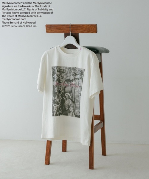 Andemiu(アンデミュウ)の「COLLAGE Monroe T / REPRIC@RT669209(Tシャツ/カットソー・レディース・ホワイト・FREE)」の1枚目の写真
