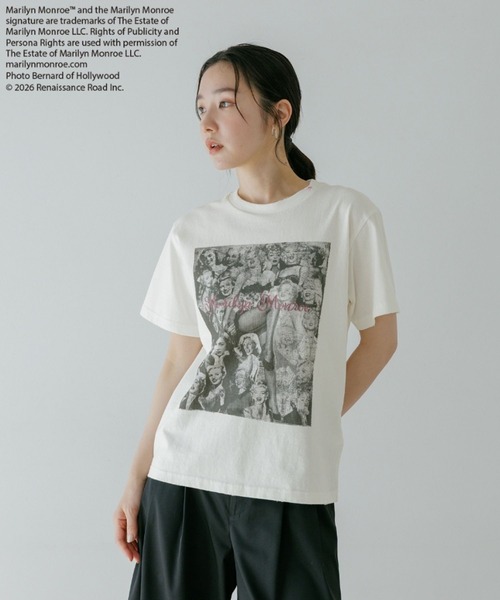 Andemiu(アンデミュウ)の「COLLAGE Monroe T / REPRIC@RT669209(Tシャツ/カットソー・レディース・ホワイト・FREE)」の4枚目の写真