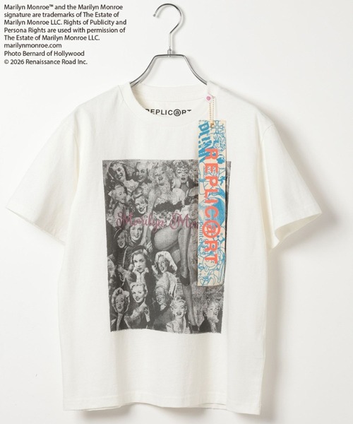Andemiu(アンデミュウ)の「COLLAGE Monroe T / REPRIC@RT669209(Tシャツ/カットソー・レディース・ホワイト・FREE)」の6枚目の写真
