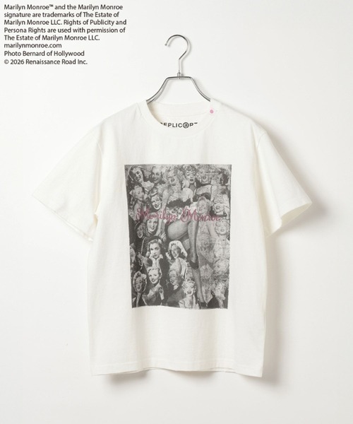 Andemiu(アンデミュウ)の「COLLAGE Monroe T / REPRIC@RT669209(Tシャツ/カットソー・レディース・ホワイト・FREE)」の9枚目の写真