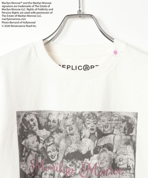 Andemiu(アンデミュウ)の「COLLAGE Monroe T / REPRIC@RT669209(Tシャツ/カットソー・レディース・ホワイト・FREE)」の10枚目の写真