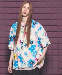 MAISON SPECIAL（メゾンスペシャル）の「《UNISEX》【Italian Dead Stock Fabric】Prime-Over Open Collar Various Patterns Short Sleeve Shirt 【イタリアンデッドストックファブリック】プライムオーバーオープンカラーヴェリアスパターンショートスリーブシャツ【MAISON SPECIAL メゾンスペシャル】（シャツ/ブラウス）」