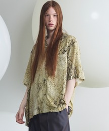 MAISON SPECIAL（メゾンスペシャル）の「《UNISEX》【Italian Dead Stock Fabric】Prime-Over Open Collar Various Patterns Short Sleeve Shirt 【イタリアンデッドストックファブリック】プライムオーバーオープンカラーヴェリアスパターンショートスリーブシャツ【MAISON SPECIAL メゾンスペシャル】（シャツ/ブラウス）」