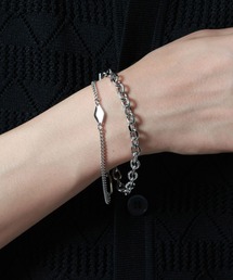 RAGEBLUE（レイジブルー）の「LAYERED CHAIN BRACELET/レイヤードチェーンブレスレット（ブレスレット）」