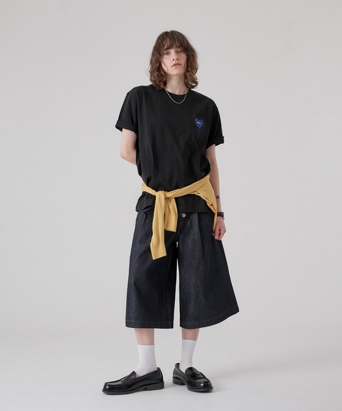 ONCILY(オンシェリー)の「26SS "DOT" HEART LOGO T-SHIRT / "ドット"ハートロゴTシャツ(Tシャツ/カットソー・メンズ・ブラック系その他2/ブラック/ブラック系その他/オフホワイト・LARGE/MEDIUM/SMALL)」の18枚目の写真