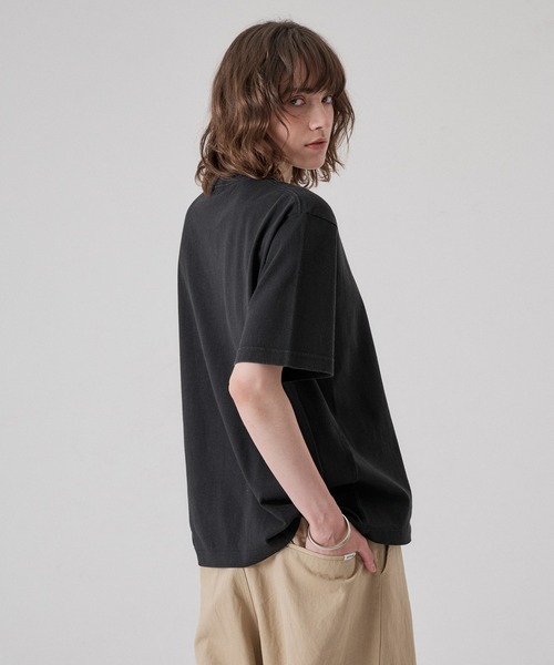 ONCILY(オンシェリー)の「26SS "DOT" HEART LOGO T-SHIRT / "ドット"ハートロゴTシャツ(Tシャツ/カットソー・メンズ・ブラック系その他2/ブラック/ブラック系その他/オフホワイト・LARGE/MEDIUM/SMALL)」の7枚目の写真