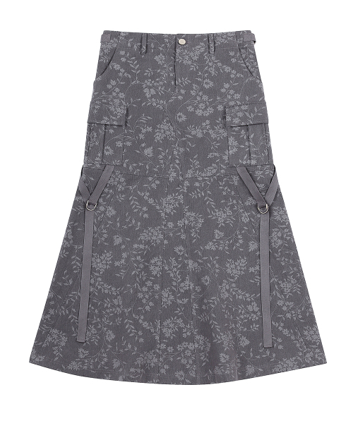 LUVISTRUE(ラヴイズトゥルー)の「SY CARGO LONG SKIRT(CHARCOAL)(スカート・レディース・その他・FREE)」の2枚目の写真