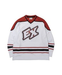 EXTRAORDINARY（エクストラオーディナリー）の「EX HOCKEY JERSEY  WHITE（Tシャツ/カットソー）」