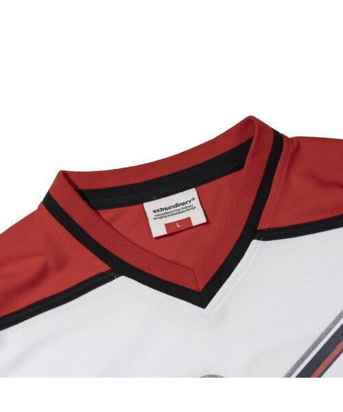 EXTRAORDINARY(エクストラオーディナリー)の「EX HOCKEY JERSEY WHITE(Tシャツ/カットソー・メンズ・その他・LARGE/MEDIUM/X-LARGE)」の3枚目の写真