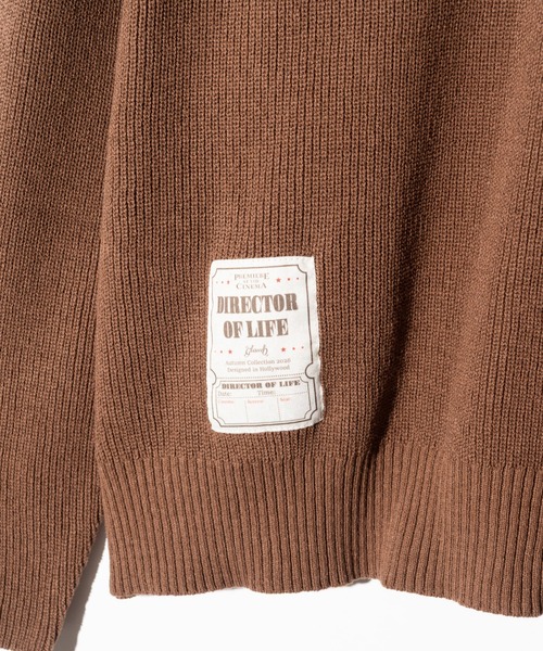 glamb(グラム)の「Raglan Turtle Neck Knit / ラグランタートルネックニット(ニット/セーター・メンズ・ブラック/ブラウン・M/L)」の12枚目の写真