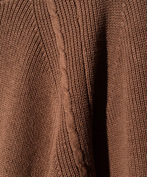 glamb(グラム)の「Raglan Turtle Neck Knit / ラグランタートルネックニット(ニット/セーター・メンズ・ブラック/ブラウン・M/L)」の13枚目の写真