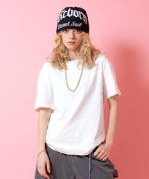 a.p.o.v. ダメージギミックルーズ短丈Tシャツ