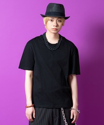 a.p.o.v. ダメージギミックルーズ短丈Tシャツ