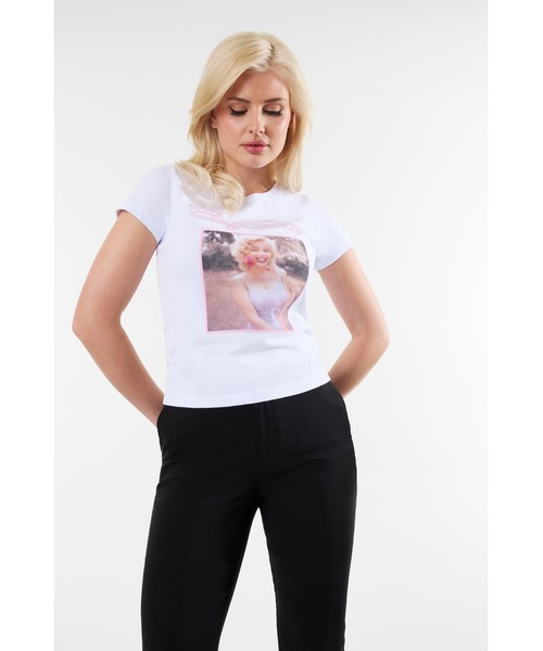 マリリン MARILYN Picture Script Tee マリリン・モンロー Collection Tシャツ