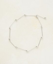 シルバーボールネックレス