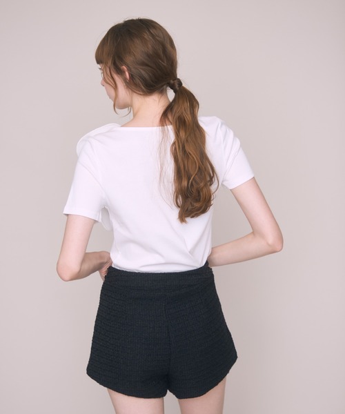 Noelie(ノエリー)の「ローズTee(Tシャツ/カットソー・レディース・ホワイト/ブラック・FREE)」の22枚目の写真