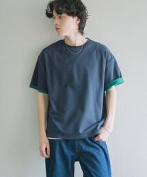 ダブルフェイス裏毛ショートスリーブTシャツ