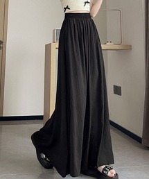 リラックスフレアロングパンツ