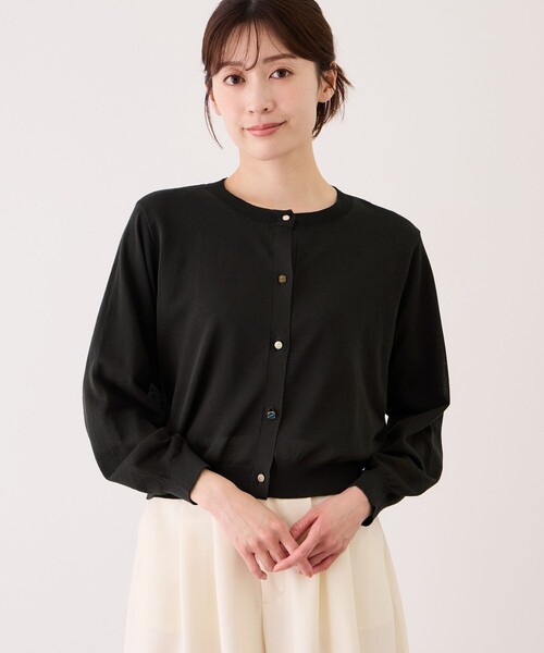 Jayro(ジャイロ)の「ひんやりUVクルーカーディガン(カーディガン/ボレロ・レディース・ダークブラウン/オレンジ系その他3/チャコールグレー/ブルー系その他4/グレー系その他・FREE)」の6枚目の写真