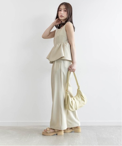 RANDA(ランダ)の「ラフィアライクスポーツサンダル(サンダル・レディース・アイボリー/ブラック/ベージュ・M/LL/S/L)」の9枚目の写真