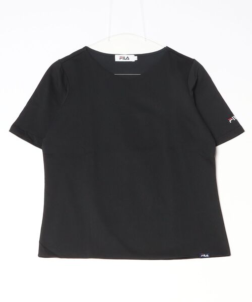 FILA(フィラ)の「FILA UV 透け感ガードプルオーバー(Tシャツ/カットソー・レディース・グレイッシュベージュ/オフホワイト/ブラック・MEDIUM/LARGE/LL/3L)」の13枚目の写真