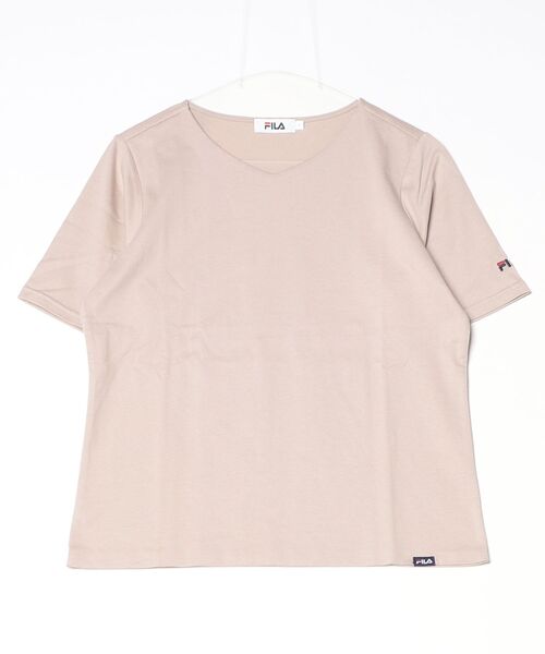 FILA(フィラ)の「FILA UV 透け感ガードプルオーバー(Tシャツ/カットソー・レディース・グレイッシュベージュ/オフホワイト/ブラック・MEDIUM/LARGE/LL/3L)」の17枚目の写真