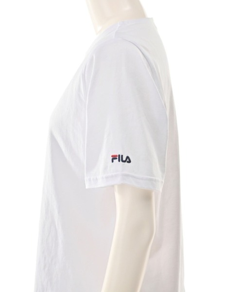 FILA(フィラ)の「FILA UV 透け感ガードプルオーバー(Tシャツ/カットソー・レディース・グレイッシュベージュ/オフホワイト/ブラック・MEDIUM/LARGE/LL/3L)」の6枚目の写真