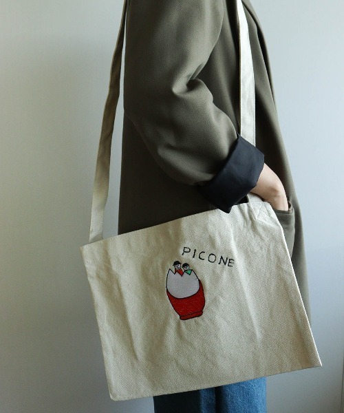 CASA PICONE(カーサピッコーネ)の「刺繍サコッシュ(ショルダーバッグ・レディース・H/B/C/I/D/G/A/F/J/E・FREE)」の14枚目の写真