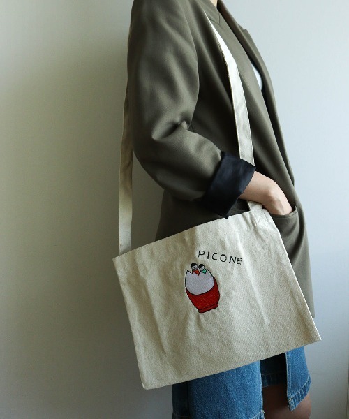 CASA PICONE(カーサピッコーネ)の「刺繍サコッシュ(ショルダーバッグ・レディース・H/B/C/I/D/G/A/F/J/E・FREE)」の13枚目の写真